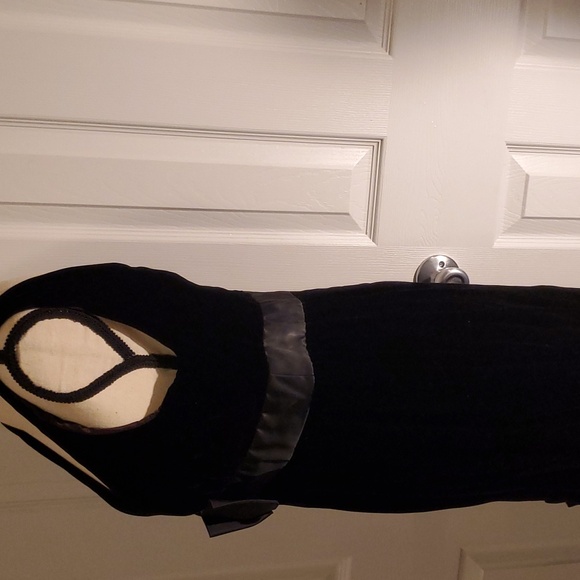 Vintage crushed velvet evening dress - Picture 8 of 12